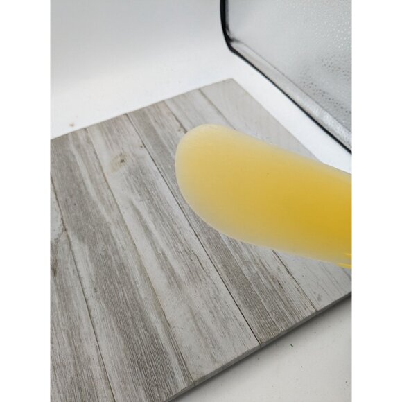 Yellow Plastic Spreader #1 Knife For Cheese & Butter 9" Advertising - Picture 7 of 7